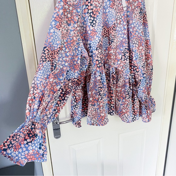 Simply Be Long Sleeve Peplum Blouse - Picture 3 of 4